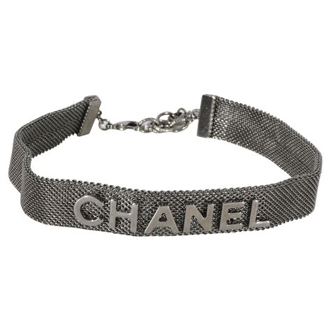 chanel rhinestone choker|chanel crochet necklace.